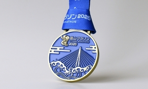 富山マラソン2026完走メダルを制作します。